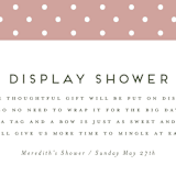 "Flower Bar" - Bridal Shower Insert Cards in Bright by Heather Cairl - Detail