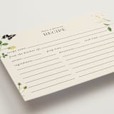 "Wild meadow" - Bridal Shower Insert Cards in Elder Flower by Sarah Knight - Detail