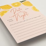 "Lemonade" - Bridal Shower Insert Cards in Blush by That Girl Press - Close up