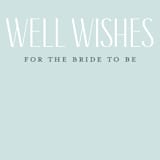 "Versatile" - Bridal Shower Insert Cards in Bluebell by Pixel and Hank - Detail