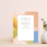 "Nature" - Bridal Shower Insert Cards in Apricot by Creo Study - Front