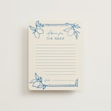 "Mediterraneo" - Bridal Shower Insert Cards in Cobalt by Pati Cascino - Front