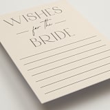 "Bridal Brunch" - Bridal Shower Insert Cards in Ecru by Erica Krystek - Detail