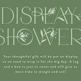 "floral letters" - Bridal Shower Insert Cards in Garden by Alethea and Ruth - Detail