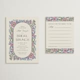"fragrance" - Bridal Shower Insert Cards in Hydrangea by Jen Owens - With Invitation