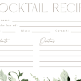 "Verde" - Bridal Shower Insert Cards in Meadow by Everett Paper Goods - Detail