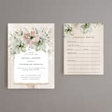 "Bridal Cake" - Bridal Shower Insert Cards in Forest by Petra Kern - With Invitation