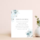 "Something Blue" - Bridal Shower Insert Cards in Bluebelle by Itsy Belle Studio - Front