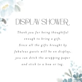 "Something Blue" - Bridal Shower Insert Cards in Bluebelle by Itsy Belle Studio - Close-Up