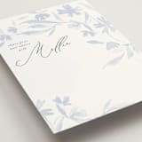 "Garland" - Bridal Shower Insert Cards in Delft by Erin L. Wilson - Detail