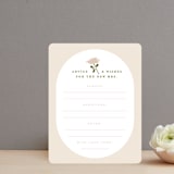 "Silhouette" - Bridal Shower Insert Cards in Meadow by Owl and Toad - Front