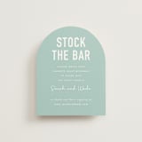 "Cheers And Beers" - Bridal Shower Insert Cards in Rainbow by Sara Hicks Malone - Front