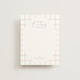 "Bridal Boots" - Bridal Shower Insert Cards in Peony by Baumbirdy - Front