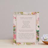 "floral jewels" - Bridal Shower Insert Cards in Wild Berry by Lori Wemple - Front