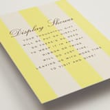 "Campania" - Bridal Shower Insert Cards in Limone by Megan Davis - Detail
