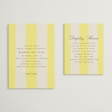 "Campania" - Bridal Shower Insert Cards in Limone by Megan Davis - With Invitation