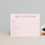 "vintage wedding cake" - Bridal Shower Insert Cards in Blush by Cass Loh - Front