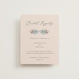 "Bed of Roses" - Bridal Shower Insert Cards in Creme by frau brandt - Front