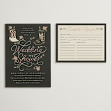 "Perfect Pair" - Bridal Shower Insert Cards in Cupcake by Heather Schertzer - With Invitation