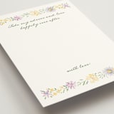 "Wild Flowers" - Bridal Shower Insert Cards in Meadow by Petra Kern - Detail