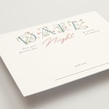 "Mai Tai" - Bridal Shower Insert Cards in Orchid by letterfix - Detail