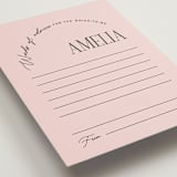 "Arbor" - Bridal Shower Insert Cards in Rosey by Pixel and Hank - Detail