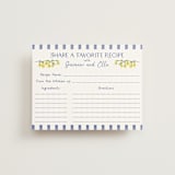"Limoncello" - Bridal Shower Insert Cards in Capri by Tina Faselli - Front