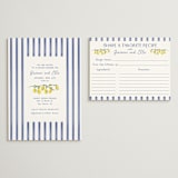 "Limoncello" - Bridal Shower Insert Cards in Capri by Tina Faselli - With Invitation
