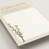 "Pencil Bouquet" - Bridal Shower Insert Cards in Cream by Adelyn T. - Detail