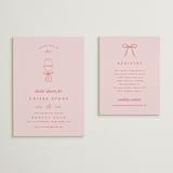 "Celebrate" - Bridal Shower Insert Cards in Resort by Kelly Schmidt - With Invitation