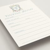 "wildflowers crest" - Bridal Shower Insert Cards in Flower Braid by Petra Kern - Detail
