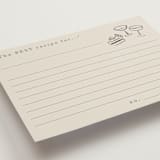 "Wedding Sketches" - Bridal Shower Insert Cards in Cement by Baumbirdy - Detail