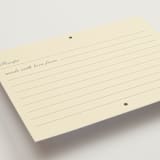 "Pearls" - Bridal Shower Insert Cards in Cream by Baumbirdy - Detail