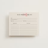 "Sparkling Wedding Cake" - Bridal Shower Insert Cards in Peony by Jackie Crawford - Front