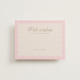 "Macaron Box" - Bridal Shower Insert Cards in Rose by Leia Matt - Front
