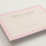 "Macaron Box" - Bridal Shower Insert Cards in Rose by Leia Matt - Detail