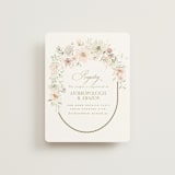 "Gorgeous" - Bridal Shower Insert Cards in Blushing by Itsy Belle Studio - Front
