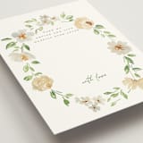 "Elise" - Bridal Shower Insert Cards in Greenery by Petra Kern - Detail