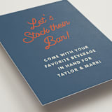"Giddy Up" - Bridal Shower Insert Cards in Cobalt by Erin Hodges - Detail