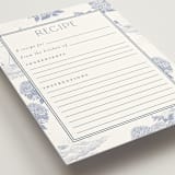 "Coastal Toile" - Bridal Shower Insert Cards in Periwinkle by Jenna Holcomb - Detail