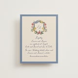 "A wedding in Low Country" - Bridal Shower Insert Cards in Cornflower by Chris Griffith - Front