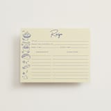 "Tacos & Tequila" - Bridal Shower Insert Cards in Blueberry by Sherley Ferreira - Front
