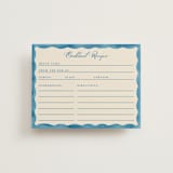 "Formal scallop" - Bridal Shower Insert Cards in Almalfi by Creo Study - Front
