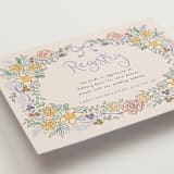 "Portofino" - Bridal Shower Insert Cards in Lilac by Tamara Hilje - Detail