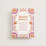 "Let's Fiesta" - Bridal Shower Insert Cards in Gumdrop by Eva Tadros - Front