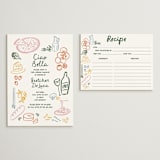 "That's Amore." - Bridal Shower Insert Cards in Basil by Jenna Holcomb - With Invitation