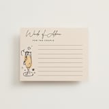 "cheers to a happy couple" - Bridal Shower Insert Cards in Creme by Anastasia Makarova - Front
