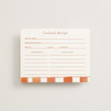 "Cin Cin Spritz" - Bridal Shower Insert Cards in Tangerine by West Foglia - Front