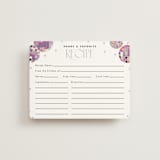 "Disco Fever" - Bridal Shower Insert Cards in Bubblegum by Corinne Malesic - Front
