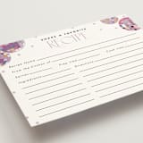 "Disco Fever" - Bridal Shower Insert Cards in Bubblegum by Corinne Malesic - Detail